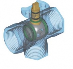 LUFBERG ZV3-20-8 3-cestný zónový ventil