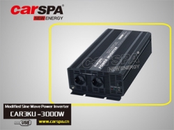 Měnič napětí Carspa P3000U-24 24V/230V+USB 3000W, čistá sinusovka