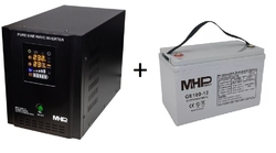 MHpower 1600W záložní zdroj s Gel baterií 100Ah