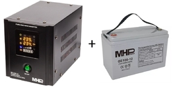 MHpower 500W záložní zdroj s Gel baterií 100Ah