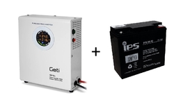 Záložní zdroj Geti 500W pro čerpadlo s baterií IPS 20Ah