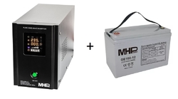 MHpower 800W záložní zdroj s Gel baterií 100Ah