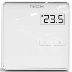 Drátový dvoupolohový pokojový termostat TECH EU-294 v1 bílý (zap/vyp)
