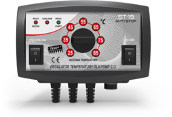 Regulátor TECH EU-19 pro čerpadla ÚT s funkcí ANTISTOP