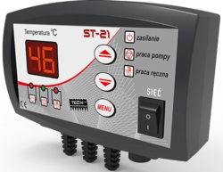 Regulátor EU-21 pro čerpadla ÚT s funkcí ANTISTOP, termostat