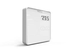 Drátový dvoupolohový pokojový termostat TECH EU-294 v1 bílý (zap/vyp)