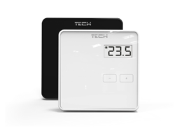 Drátový dvoupolohový pokojový termostat TECH EU-294 v1 bílý (zap/vyp)