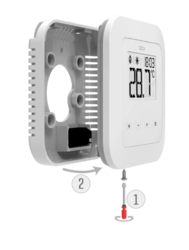 Drátový dvoupolohový pokojový termostat TECH EU-295 v3