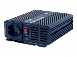 Měnič napětí Carspa 12V 230V+USB 800W modifikovaná sinus