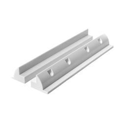 Držáky plastové 55 cm pro uchycení solárních panelů - bílé (2ks sada)