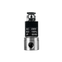 Elektromagnetický ventil F.S.A 3/8 nerezový 230V 0-10 bar bez proudu zavřený