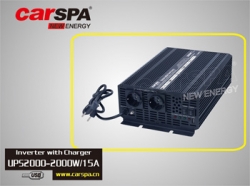 Měnič napětí  CARSPA 12V/230V 2000W, EPS modifikovaná sínus