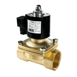 Elektromagnetický ventil F.S.A G1 1/2 24V DC 0-10bar bez proudu zavřený
