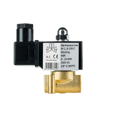 Elektromagnetický ventil F.S.A 1/8 230V 0-10bar bez proudu zavřený