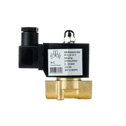 Elektromagnetický ventil F.S.A 3/8 24V 0-10bar bez proudu zavřený