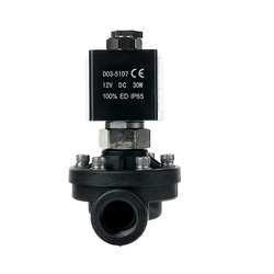 Elektromagnetický ventil F.S.A 1/2 PA6 12V DC 0-6 bar bez proudu otevřený