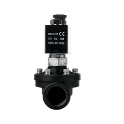 Elektromagnetický ventil F.S.A 3/4 PA6 12V DC 0-6 bar bez proudu otevřený