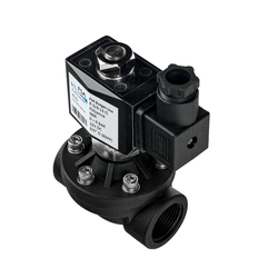 Elektromagnetický ventil F.S.A 3/4 PA6 12V DC 0-6 bar bez proudu otevřený