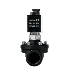 Elektromagnetický ventil F.S.A 3/4 PA6 24V AC 0-6 bar bez proudu otevřený