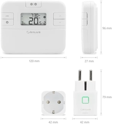 Bezdrátový programovatelný termostat TC RT510SPE