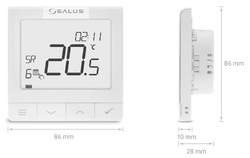 Bezdrátový programovatelný termostat TC WQ610RF