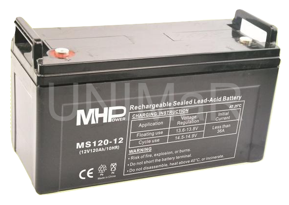  MHPower 12V/120Ah VRLA AGM akumulátor (MS120-12)