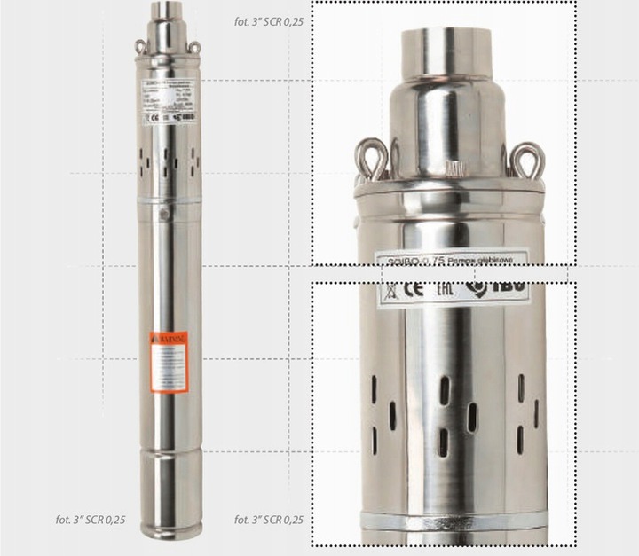 Ponorné čerpadlo IBO 3 SCR - 0,25