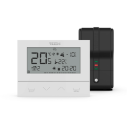 Bezdrátový dvoupolohový pokojový termostat TECH EU-292 v2