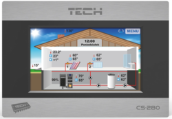 Pokojový termostat TECH EU-280, multifunkční regulace Pokojový termostat TECH EU-280, multifunkční regulace
