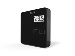 Bezdrátový dvoupolohový pokojový termostat TECH EU-294 v2 černý (zap/vyp)