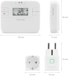 Bezdrátový programovatelný termostat TC RT510SPE Bezdrátový programovatelný termostat TC RT510SPE
